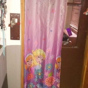 Disney Pink and Purple Curtain with Characters